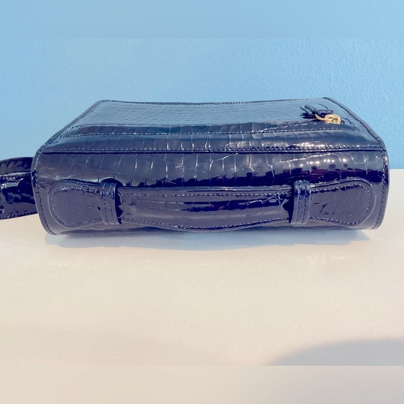 Stunning AD Firenze Croc Embossed Midnight Blue Leather Florence , Italy - Picture 3 of 13